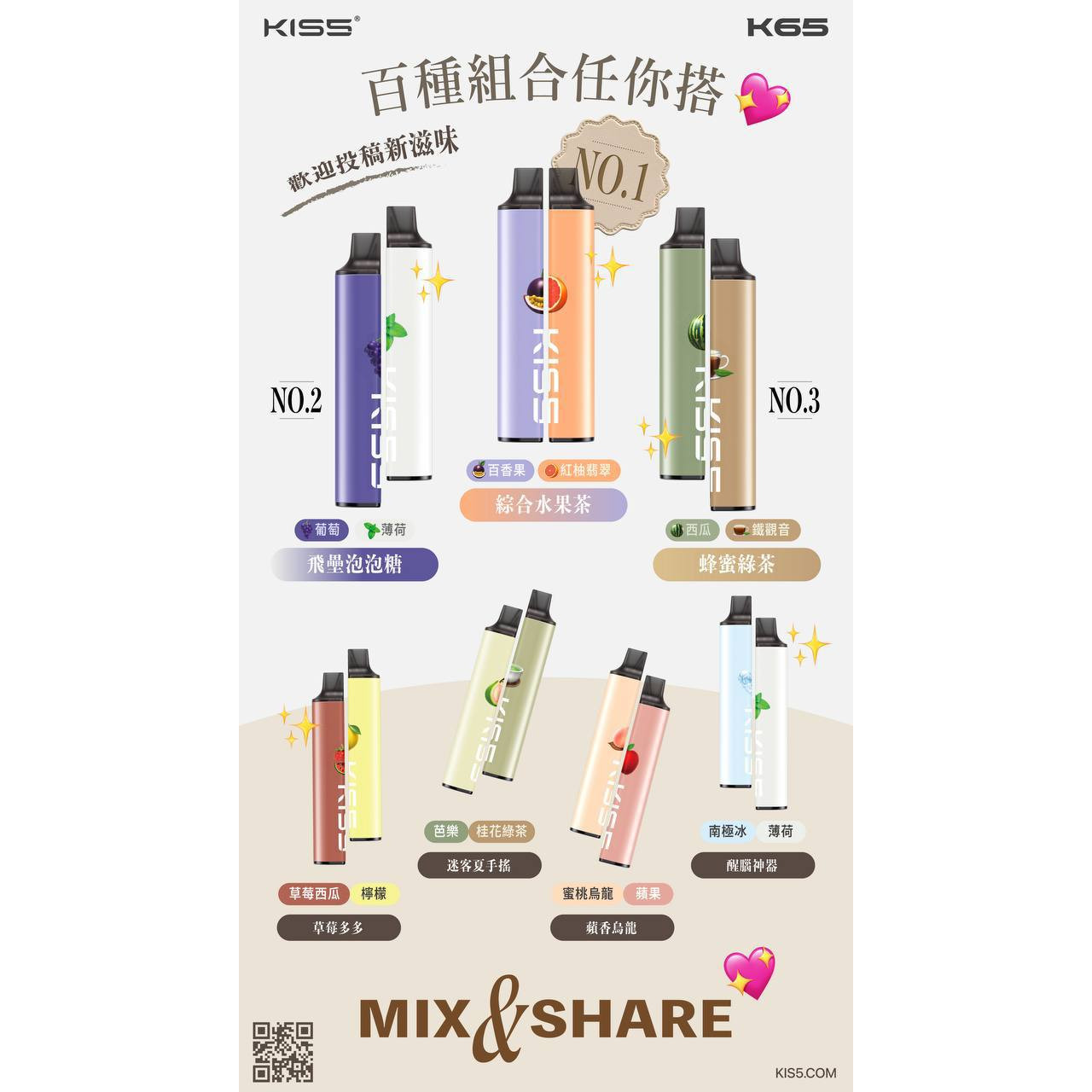 <p><strong>KIS5 6500口<br />
拋棄式/一次性</strong></p>